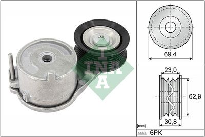 Belt Tensioner, V-ribbed belt Schaeffler INA 534 0915 10