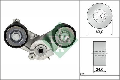 Belt Tensioner, V-ribbed belt Schaeffler INA 534 0933 10