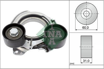 Belt Tensioner, V-ribbed belt Schaeffler INA 534 0934 10