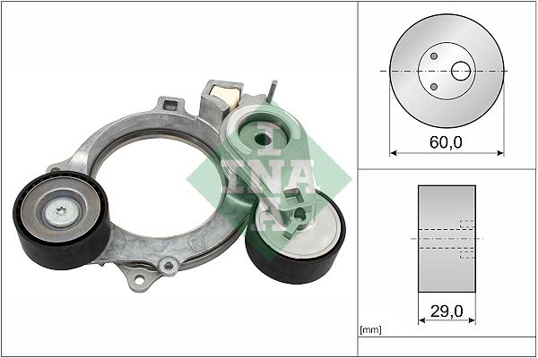 Schaeffler INA 534 0935 10 Belt Tensioner, V-ribbed belt