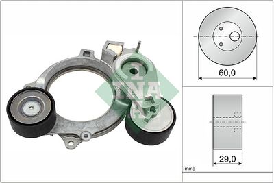 Belt Tensioner, V-ribbed belt Schaeffler INA 534 0935 10