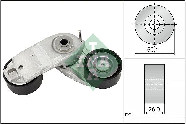 Schaeffler INA 534 0937 10 Belt Tensioner, V-ribbed belt