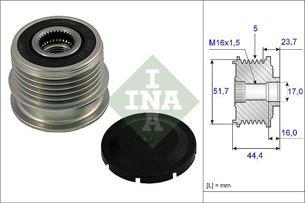 Schaeffler INA 535 0020 10 Alternator Freewheel Clutch