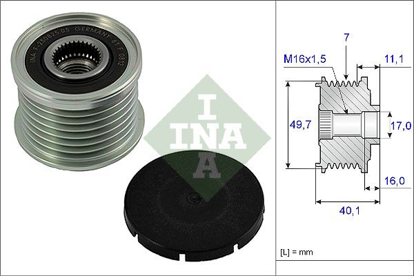 Schaeffler INA 535 0021 10 Alternator Freewheel Clutch