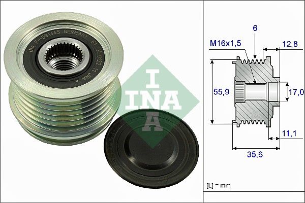 Schaeffler INA 535 0041 10 Alternator Freewheel Clutch