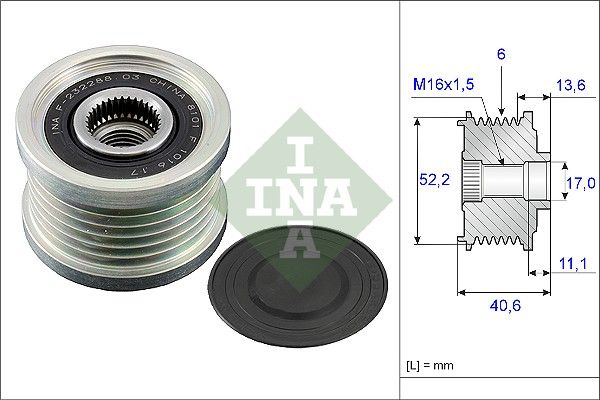 Schaeffler INA 535 0044 10 Alternator Freewheel Clutch