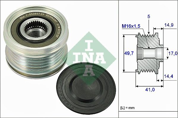 Schaeffler INA 535 0101 10 Alternator Freewheel Clutch