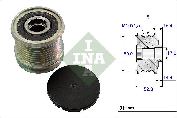 Schaeffler INA 535 0111 10 Alternator Freewheel Clutch
