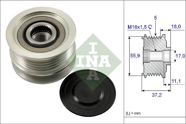 Schaeffler INA 535 0113 10 Alternator Freewheel Clutch