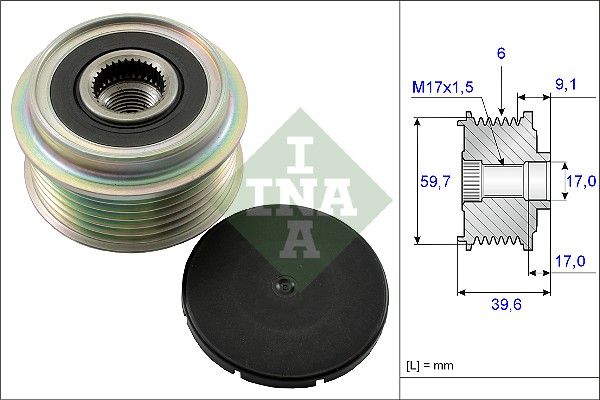 Schaeffler INA 535 0133 10 Alternator Freewheel Clutch