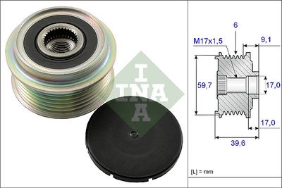 Alternator Freewheel Clutch Schaeffler INA 535 0133 10