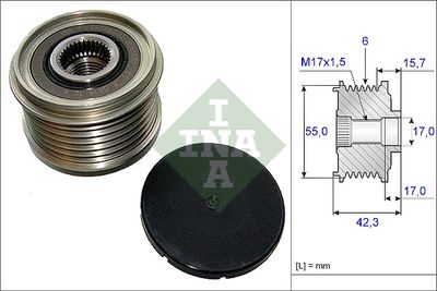 Alternator Freewheel Clutch Schaeffler INA 535 0154 10