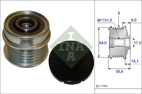 Schaeffler INA 535 0171 10 Alternator Freewheel Clutch