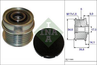 Alternator Freewheel Clutch Schaeffler INA 535 0171 10