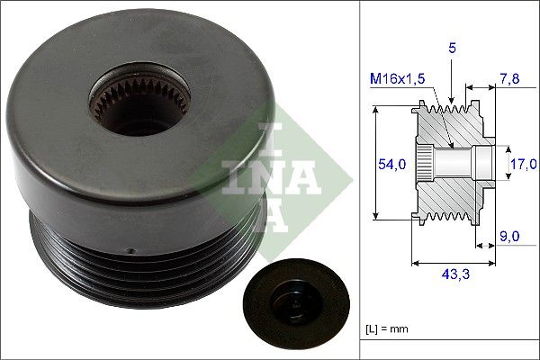 Schaeffler INA 535 0172 10 Alternator Freewheel Clutch