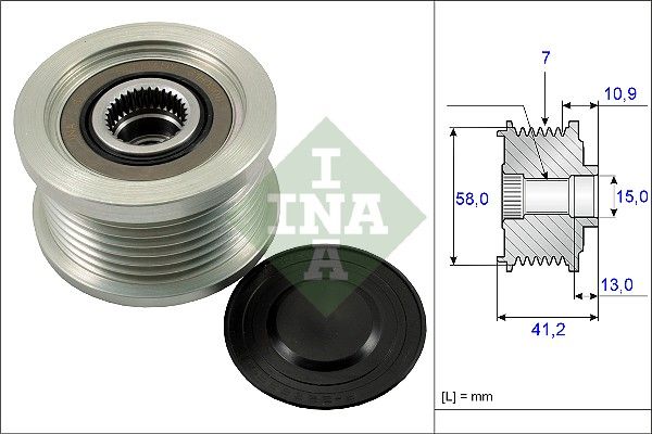 Schaeffler INA 535 0173 10 Alternator Freewheel Clutch