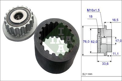 Flexible Coupling Sleeve Kit Schaeffler INA 535 0186 10