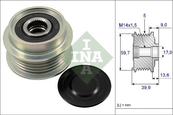 Schaeffler INA 535 0199 10 Alternator Freewheel Clutch