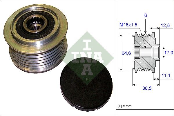 Schaeffler INA 535 0201 10 Alternator Freewheel Clutch
