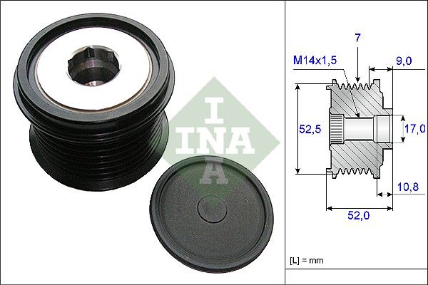 Schaeffler INA 535 0209 10 Alternator Freewheel Clutch