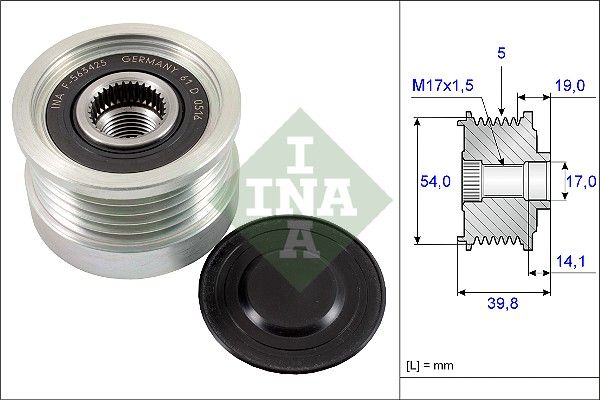 Schaeffler INA 535 0221 10 Alternator Freewheel Clutch