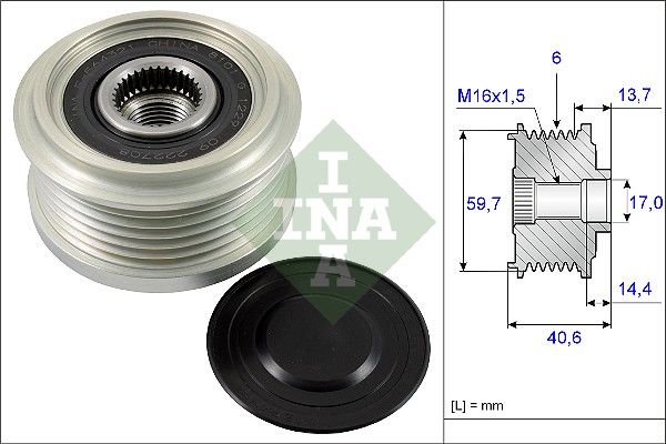 Schaeffler INA 535 0228 10 Alternator Freewheel Clutch