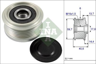 Alternator Freewheel Clutch Schaeffler INA 535 0228 10