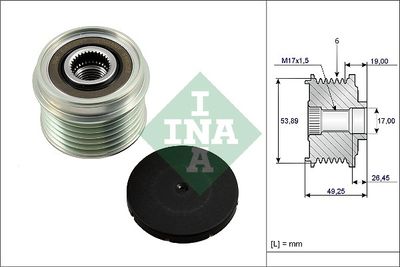 Alternator Freewheel Clutch Schaeffler INA 535 0233 10