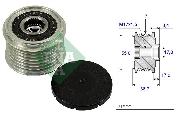 Schaeffler INA 535 0239 10 Alternator Freewheel Clutch