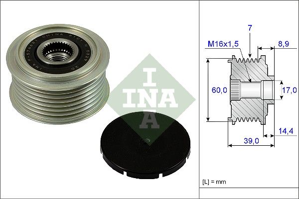 Schaeffler INA 535 0245 10 Alternator Freewheel Clutch