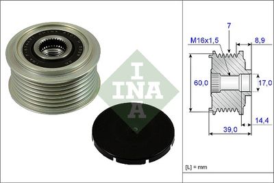 Alternator Freewheel Clutch Schaeffler INA 535 0245 10