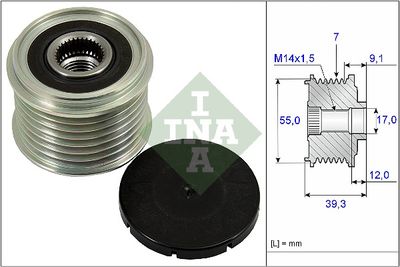Alternator Freewheel Clutch Schaeffler INA 535 0260 10