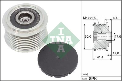 Alternator Freewheel Clutch Schaeffler INA 535 0262 10