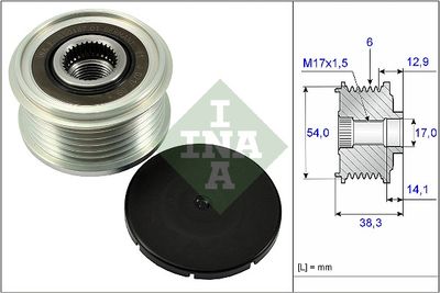 Alternator Freewheel Clutch Schaeffler INA 535 0264 10