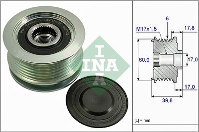 Alternator Freewheel Clutch Schaeffler INA 535 0267 10