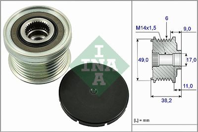 Alternator Freewheel Clutch Schaeffler INA 535 0268 10