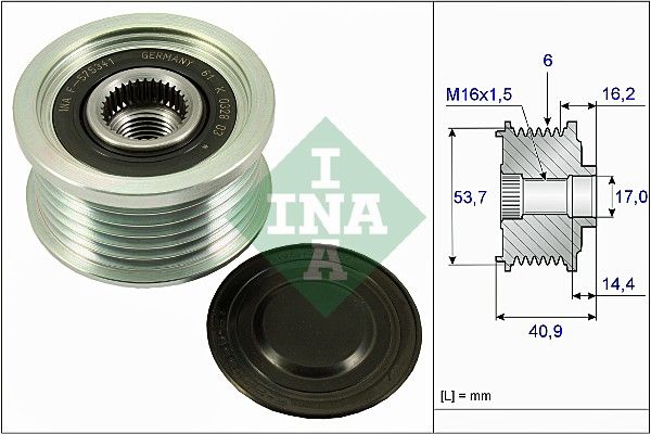 Schaeffler INA 535 0270 10 Alternator Freewheel Clutch