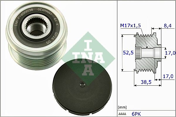 Schaeffler INA 535 0273 10 Alternator Freewheel Clutch