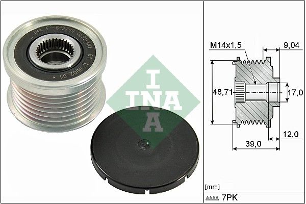Schaeffler INA 535 0275 10 Alternator Freewheel Clutch
