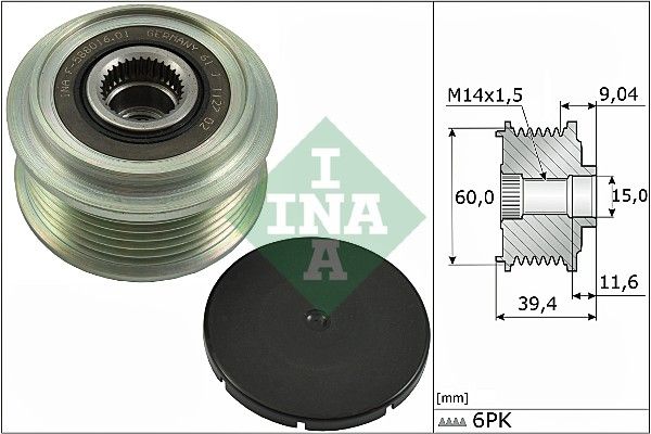 Schaeffler INA 535 0277 10 Alternator Freewheel Clutch