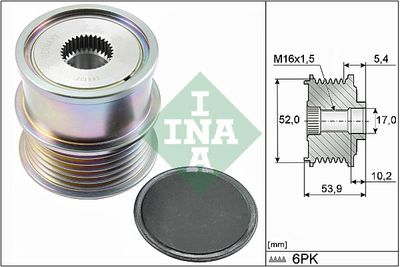Alternator Freewheel Clutch Schaeffler INA 535 0279 10