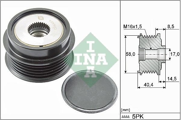Schaeffler INA 535 0280 10 Alternator Freewheel Clutch