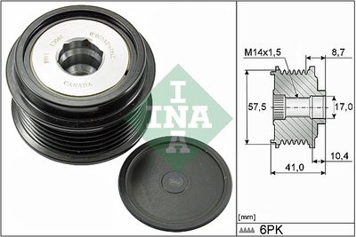 Alternator Freewheel Clutch Schaeffler INA 535 0282 10