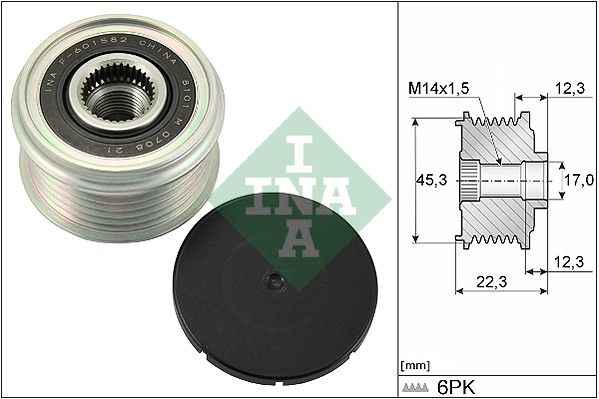 Schaeffler INA 535 0291 10 Alternator Freewheel Clutch