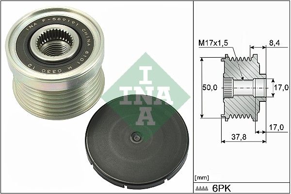 Schaeffler INA 535 0292 10 Alternator Freewheel Clutch