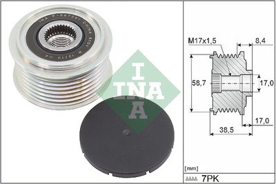 Alternator Freewheel Clutch Schaeffler INA 535 0318 10