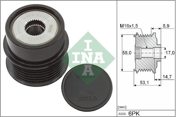 Schaeffler INA 535 0326 10 Alternator Freewheel Clutch