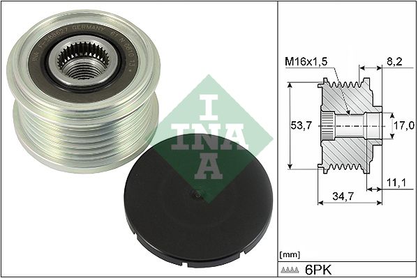 Schaeffler INA 535 0327 10 Alternator Freewheel Clutch