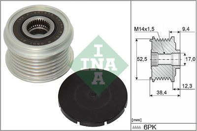 Alternator Freewheel Clutch Schaeffler INA 535 0329 10
