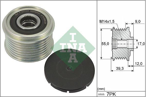 Schaeffler INA 535 0330 10 Alternator Freewheel Clutch